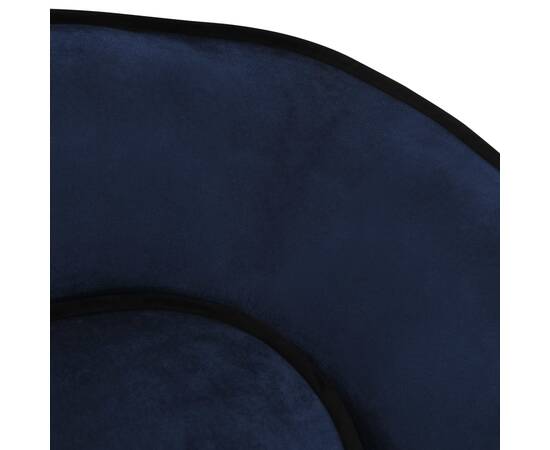 Canapea pentru câini, albastru, 67x47x36 cm, pluș, 8 image