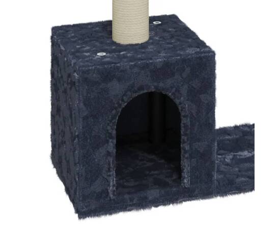 Ansamblu pisici cu stâlpi din funie de sisal, gri închis, 60 cm, 5 image