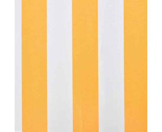 Pânză de copertină, portocaliu și alb, 350 x 250 cm, 3 image
