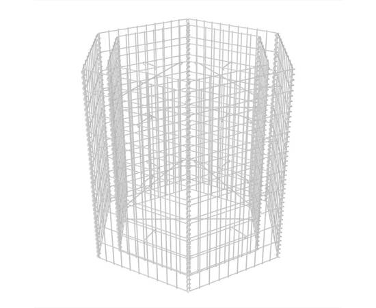Strat înălțat gabion hexagonal, 100 x 90 x 100 cm, 3 image