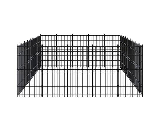 Padoc pentru câini de exterior, 41,47 m², oțel, 3 image
