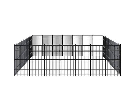 Padoc pentru câini de exterior, 64,51 m², oțel, 3 image