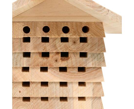 Casă de albine, 22x20x20 cm, lemn masiv de brad, 7 image