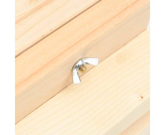 Casă de albine, 22x20x20 cm, lemn masiv de brad, 2 image