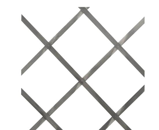 Garduri din spalier, 5 buc., gri, 180x30 cm, lemn masiv de brad, 6 image