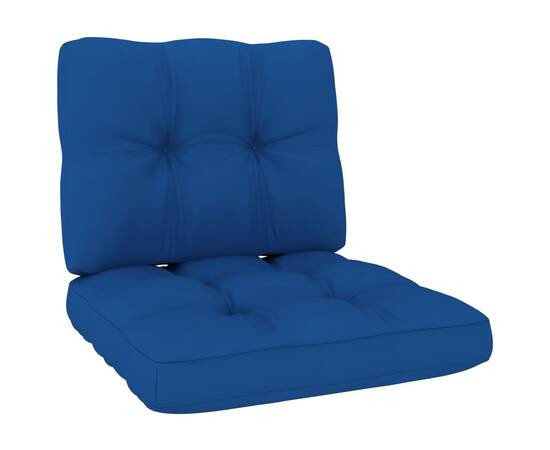 Perne canapea din paleți, 2 buc., albastru regal, 2 image