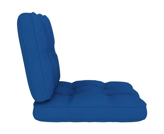 Perne canapea din paleți, 2 buc., albastru regal, 4 image