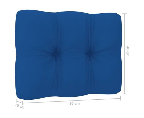 Perne canapea din paleți, 2 buc., albastru regal, 10 image