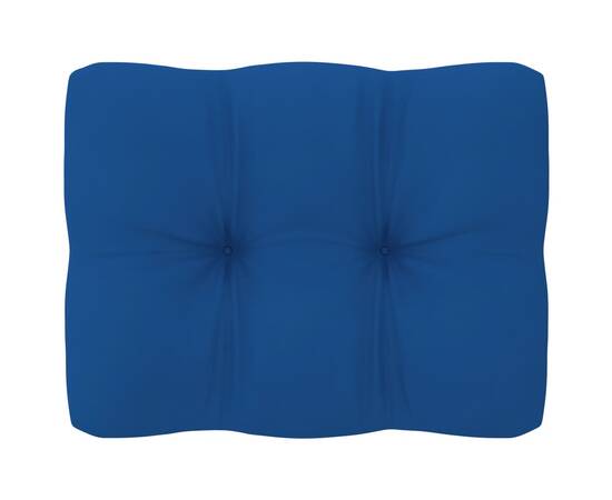 Perne canapea din paleți, 2 buc., albastru regal, 6 image