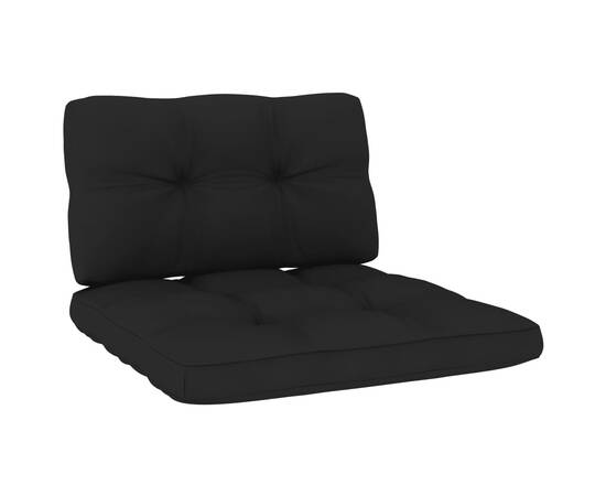 Perne pentru canapea din paleți, 2 buc., negru, 2 image