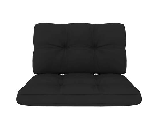 Perne pentru canapea din paleți, 2 buc., negru, 3 image