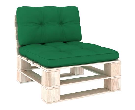 Perne pentru canapea din paleți, 2 buc., verde
