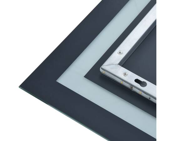 Oglindă cu led de baie cu senzor tactil, 60 x 100 cm, 7 image