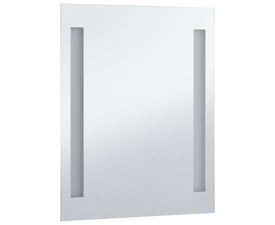 Oglindă cu led de perete de baie, 60 x 80 cm, 3 image
