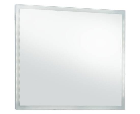 Oglindă cu led de perete pentru baie, 60 x 50 cm, 4 image