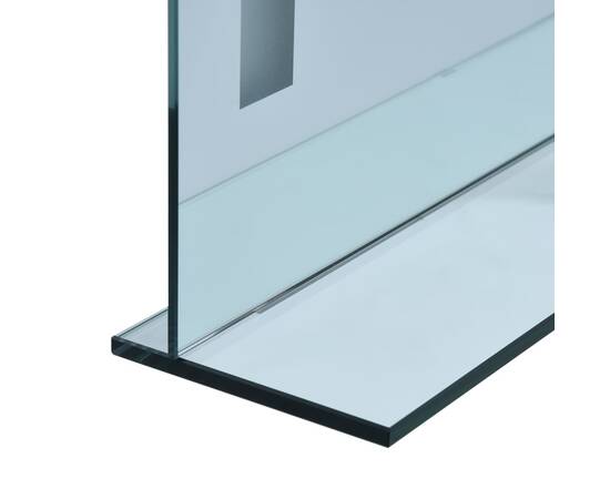 Oglindă cu led de perete pentru baie cu raft, 50 x 70 cm, 5 image