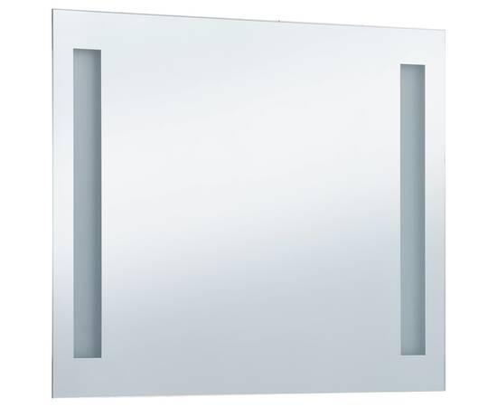 Oglindă de perete de baie cu led, 60 x 50 cm, 3 image