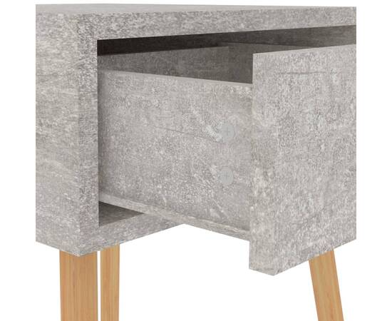 Dulapuri noptieră, 2 buc., gri beton, 40x40x56 cm, pal, 8 image