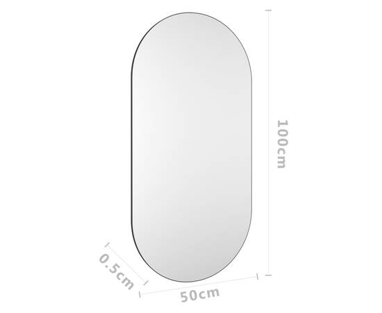 Oglindă, 100x50 cm, sticlă, 6 image