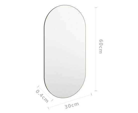 Oglindă, 60x30 cm, sticlă, 6 image