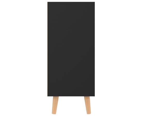 Servantă, negru, 90x30x72 cm, pal, 4 image