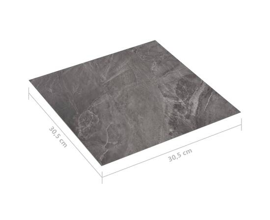 Plăci de pardoseală autoadezive, 20 buc., negru, pvc, 1,86 m², 8 image