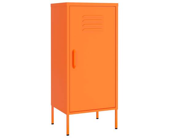 Dulap de depozitare, portocaliu, 42,5x35x101,5 cm, oțel, 2 image