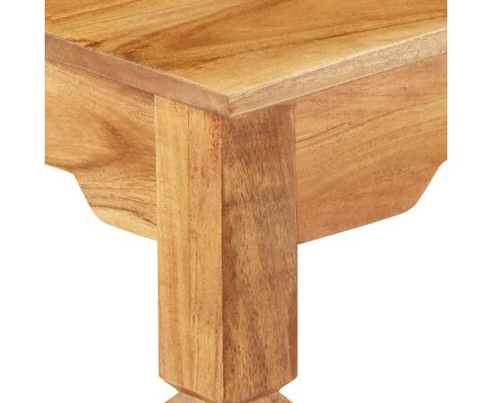 Masă consolă, 100x40x76 cm, lemn masiv de acacia, 6 image