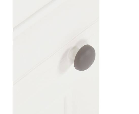 Dulap din plastic, 40x43x85,5 cm, alb, design de lemn, 7 image