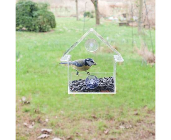 Esschert design hrănitor de păsări din acril, 15 x 10 x 15,3 cm, fb370, 2 image