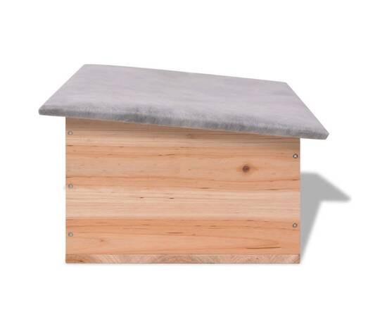 Casă pentru arici, 45 x 33 x 22 cm, lemn, 3 image
