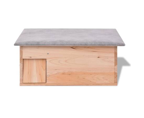 Casă pentru arici, 45 x 33 x 22 cm, lemn, 2 image
