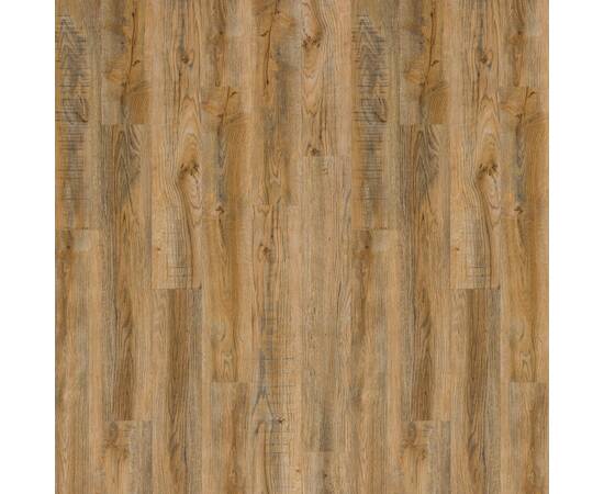 Wallart panouri de perete aspect lemn, maro vintage, stejar reciclat, 4 image