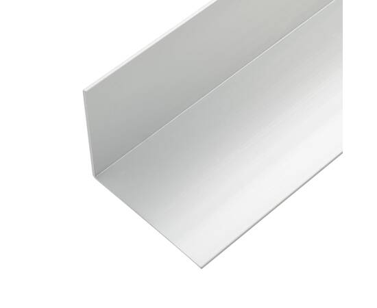 Margini cornier pentru podea 5 buc. argintiu 170 cm aluminiu, 5 image