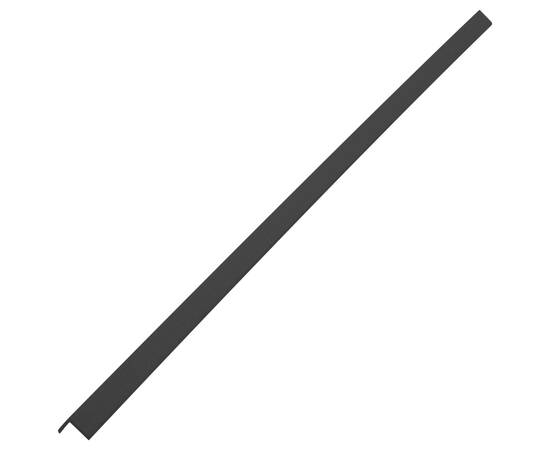 Margini cornier pentru terasă wpc, 5 buc, 170 cm, negru, 8 image