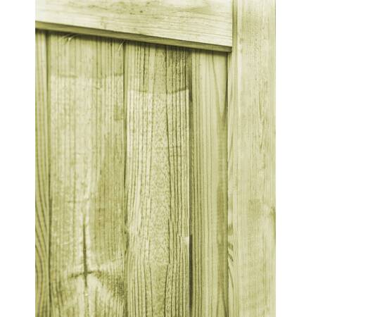 Porți de grădină, 2 buc., 300 x 75 cm, lemn de pin tratat, 7 image