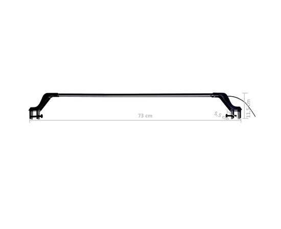 Lampă led pentru acvariu, cu cleme, albastru/alb, 75-90 cm, 10 image