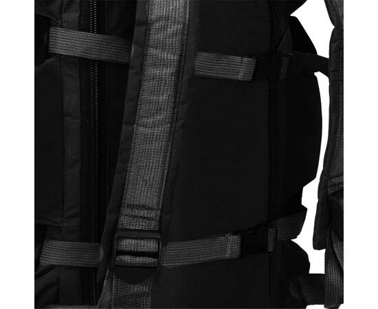 Geantă 3-în-1 în stil army, 120 l, negru, 5 image