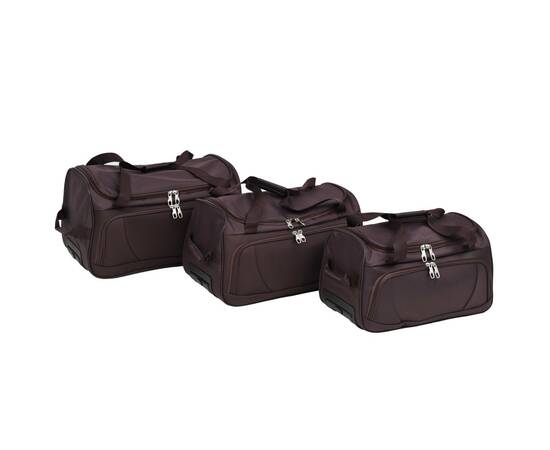 Set de valize, 3 buc., cafeniu, 3 image