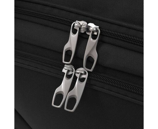 Set de valize, 3 piese, negru, 2 image