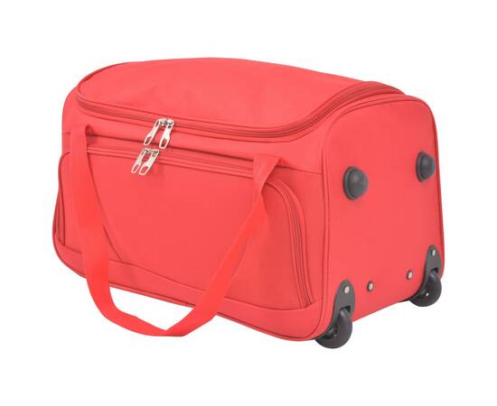 Set de valize, 3 piese, roșu, 8 image