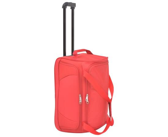 Set de valize, 3 piese, roșu, 4 image