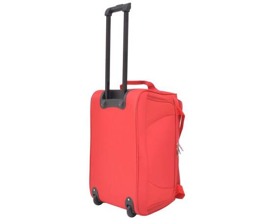 Set de valize, 3 piese, roșu, 5 image