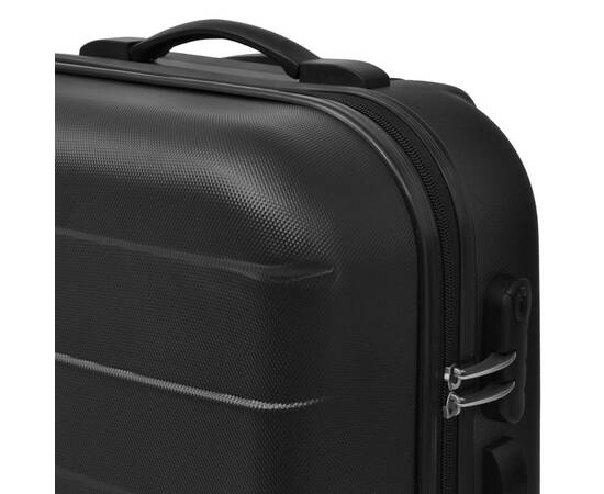 Set valize rigide negre, 3 buc., 4 image