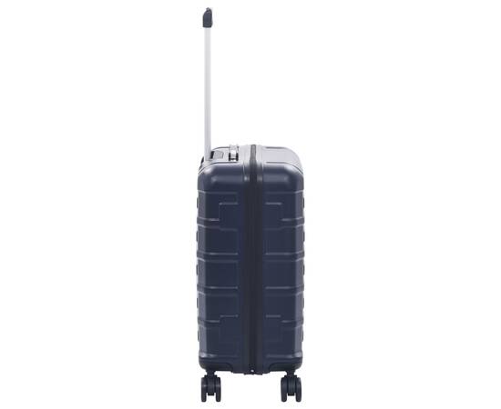 Set valiză carcasă rigidă, 2 buc., bleumarin, abs, 6 image