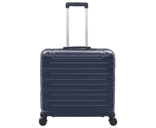 Set valiză carcasă rigidă, 2 buc., bleumarin, abs, 4 image
