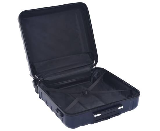 Set valiză carcasă rigidă, 2 buc., bleumarin, abs, 7 image