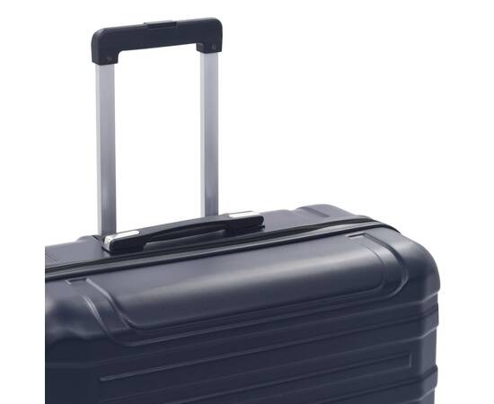 Set valiză carcasă rigidă, 2 buc., bleumarin, abs, 8 image