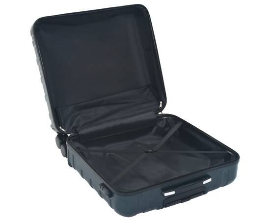Set valize carcasă rigidă, 2 buc., verde, abs, 7 image