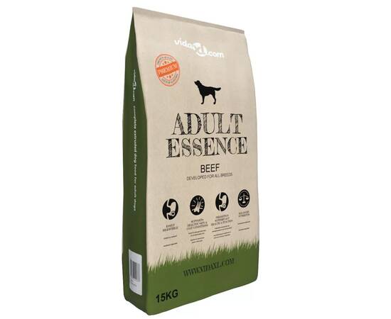 Hrană de câini uscată premium adult essence vită 15 kg